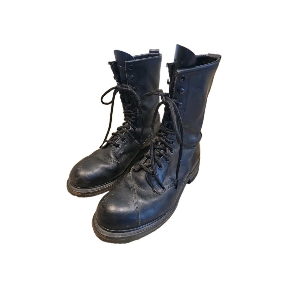 Vintage Military Combat Boots ANSI Z41 Mens Size 9.5R. Biltrite Soles 1983